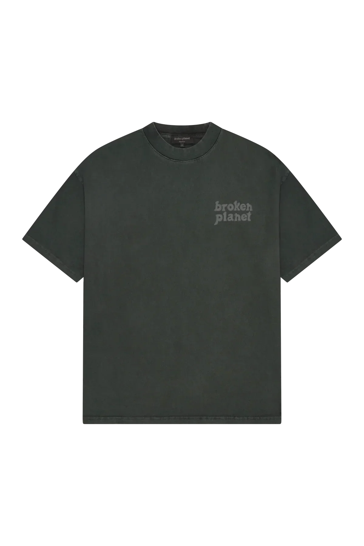 Broken Planet Market Basics Washed Soot T Shirt