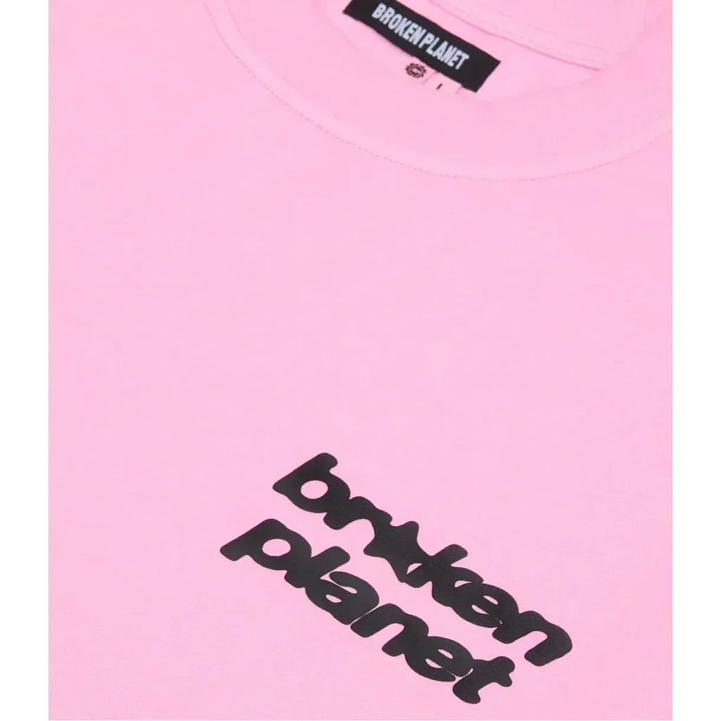 Broken Planet Star Logo Tee Candy Pink
