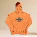 Corteiz Alcatraz Island Heavyweight Hoodie orange