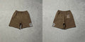 ADWYSD Logo Embroidered Shorts - Brown